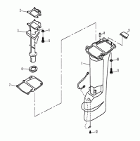 UPPER CASING - 2 Strock for T9.9 T15